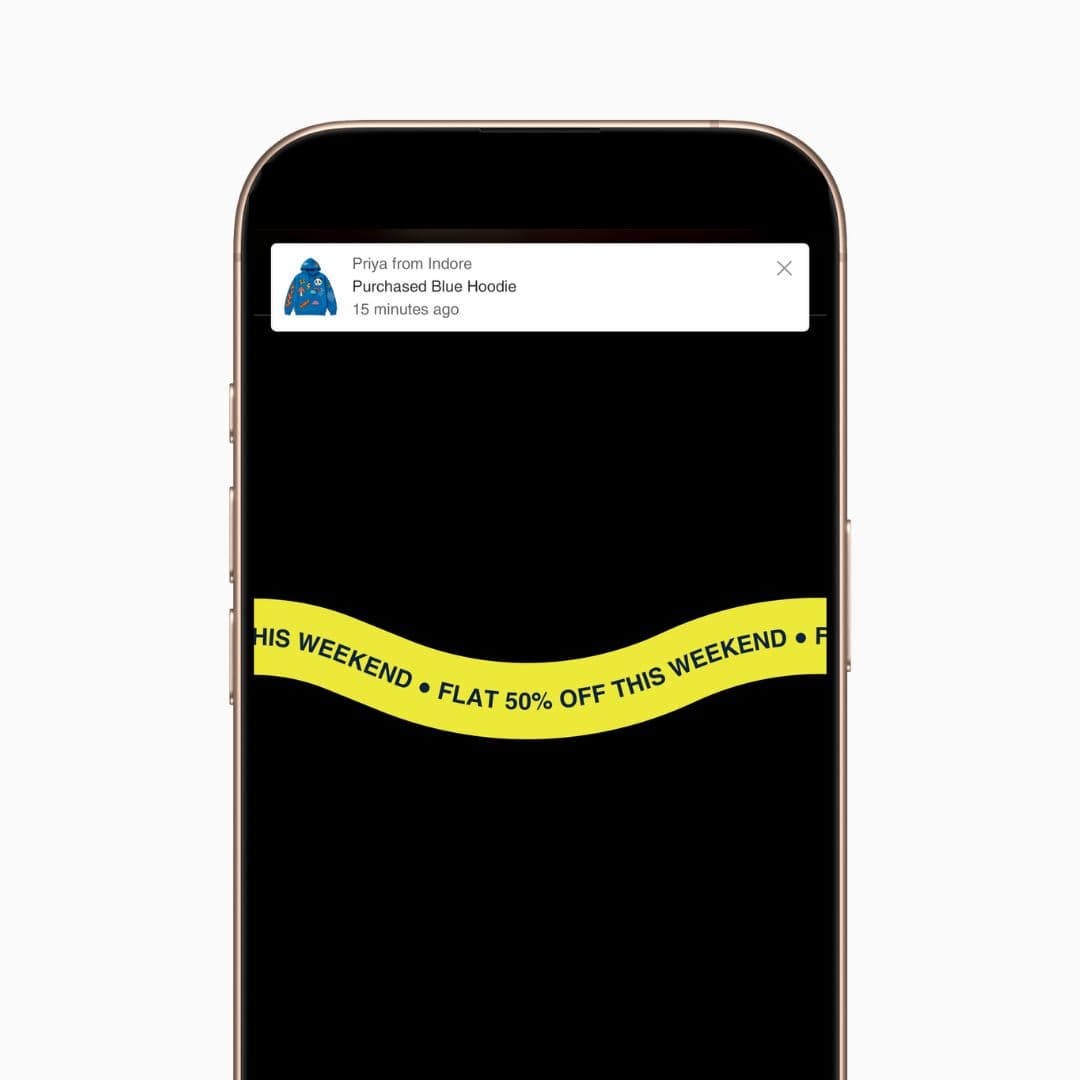 FOMO Purchase Popups